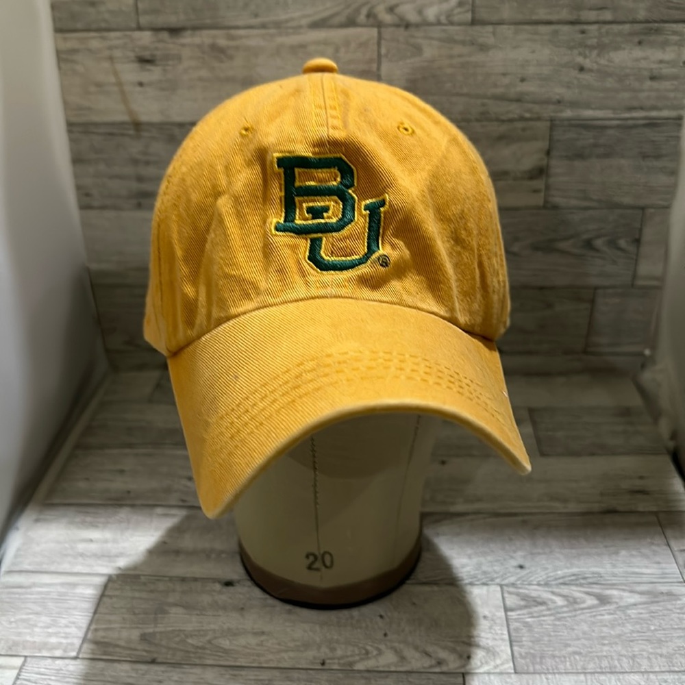 Baylor university distressed baseball cap hat